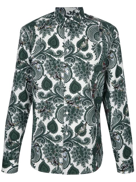 givenchy paisley collared shirt|Givenchy Paisley.